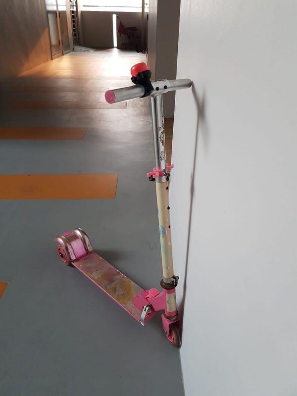 barbie kids scooter
