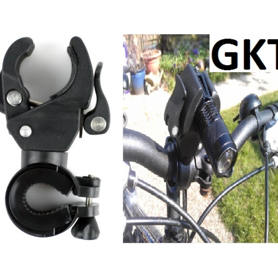 bicycle flashlight holder