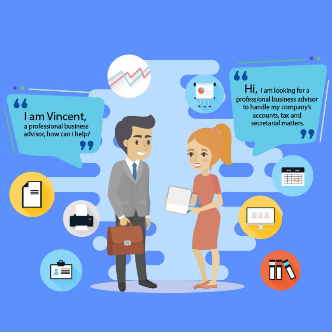 Bookkeeping Accounting Services Tax And Company Secretary Business Services Admin Finance Legal On Carousell