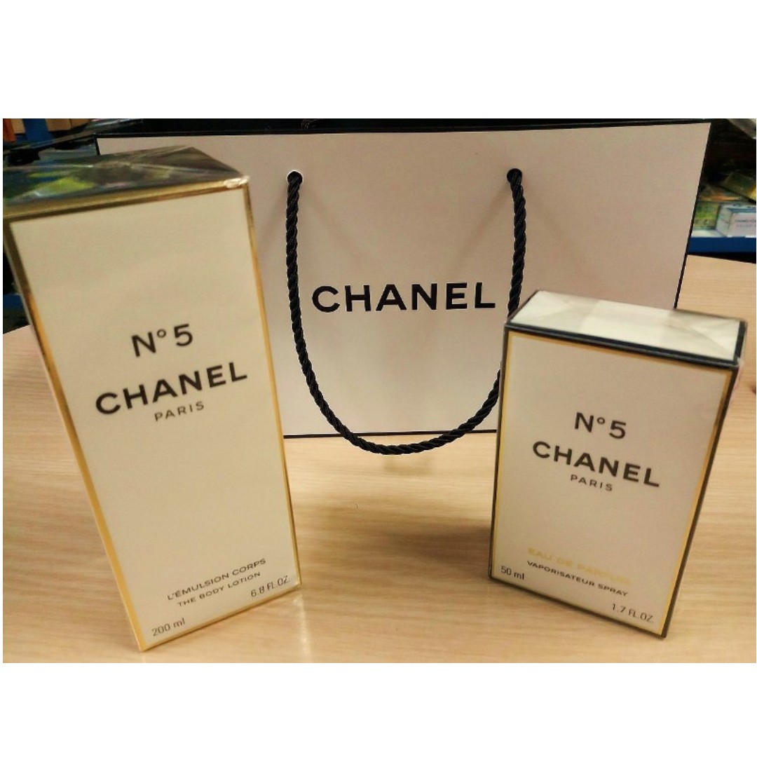 Chanel No 5 Perfume Gift Set, Beauty & Personal Care, Fragrance