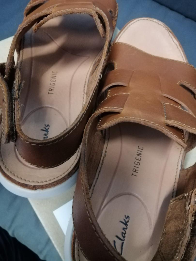 Clarks Sandal UK8 Tan Leather NEW, Men's Fashion, Footwear, Casual on Carousell