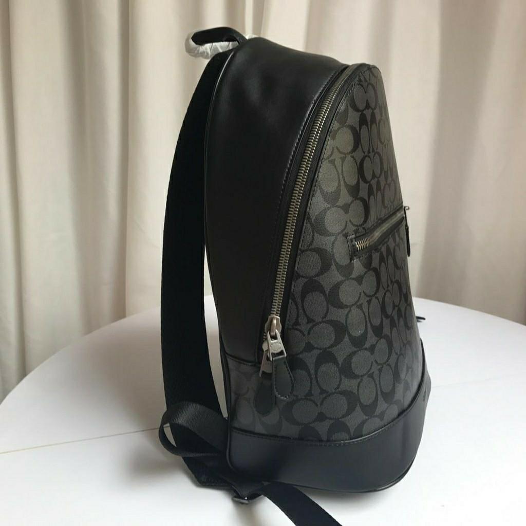 Coach west slim backpack deals