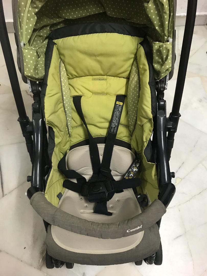 Combi stroller green discount