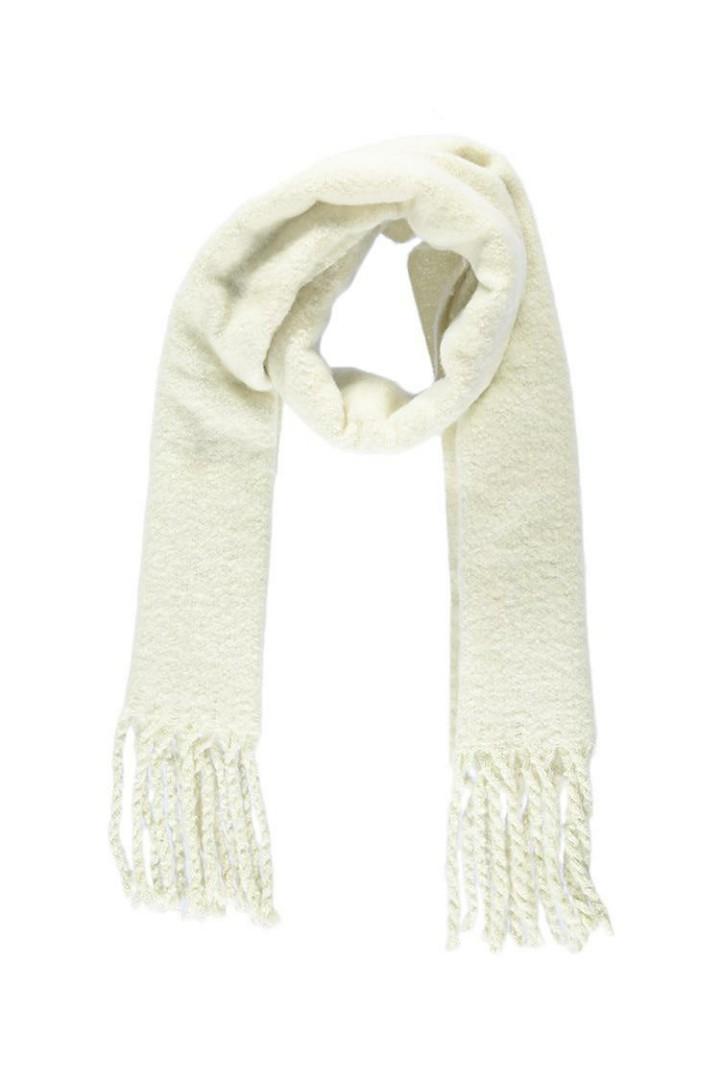 cream cotton scarf