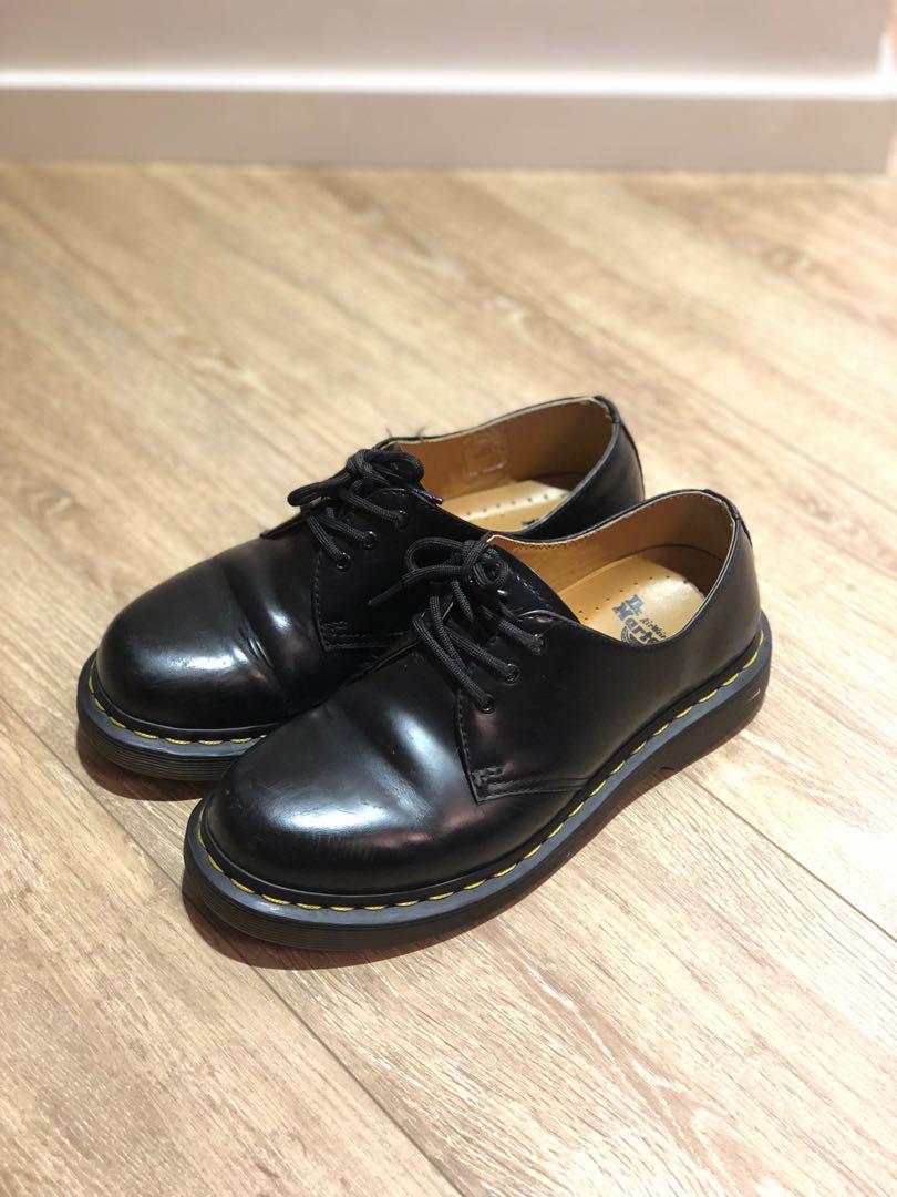 dr martens black black