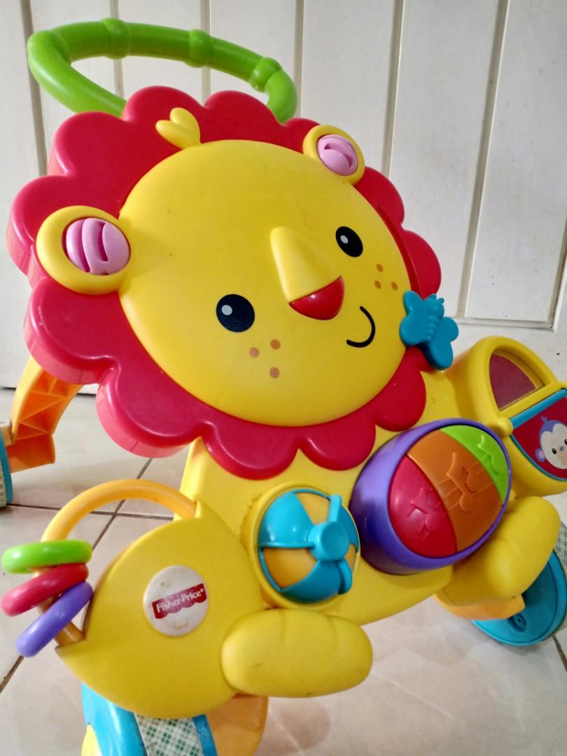 fisher price lion push walker