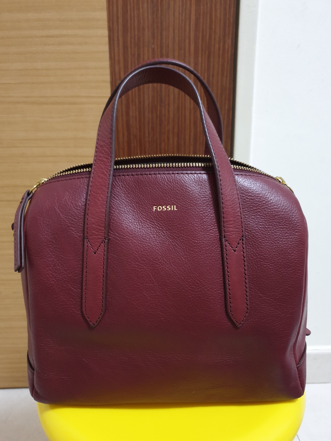 Fossil sydney satchel cabernet new arrivals