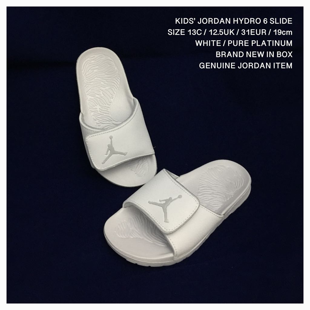 CLOSING OUT SALE GENUINE KIDS JORDAN HYDRO 6 SLIDE SIZE 13C