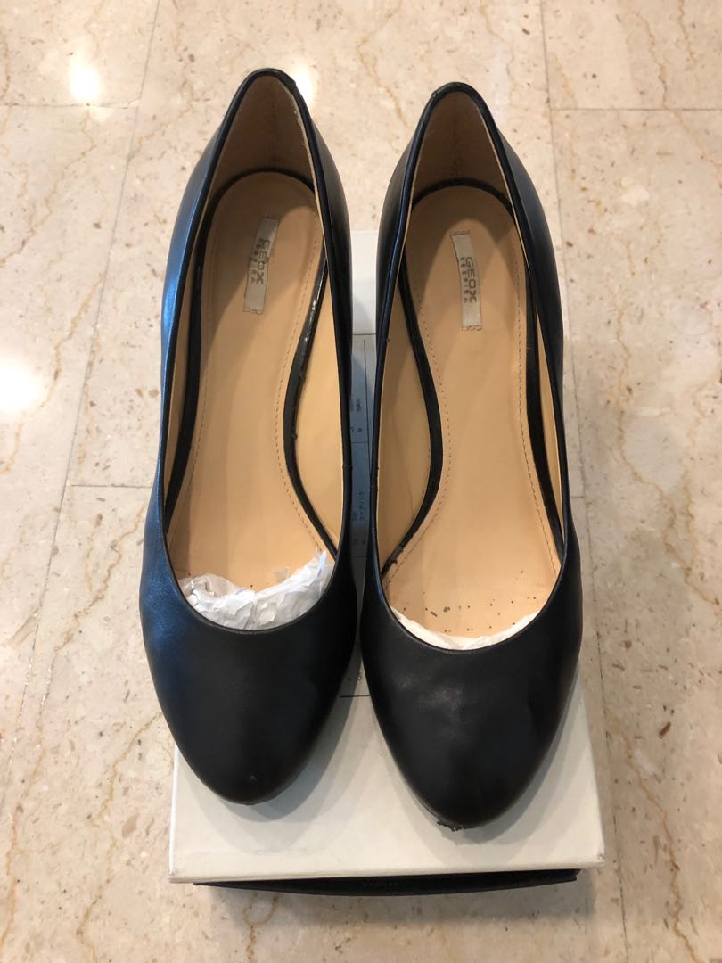 Geox Court Shoes Black Size 40 Low mid heel pumps Women s