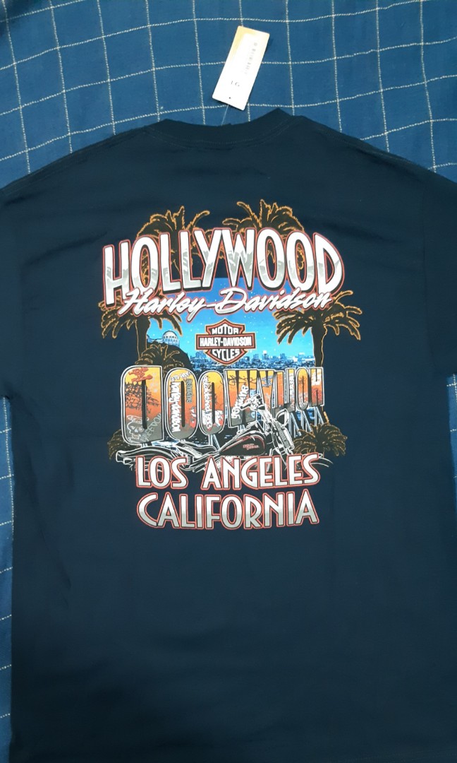 Harley Davidson Hollywood Tshirt BNWT, Men's Fashion, Clothes, Tops on ...