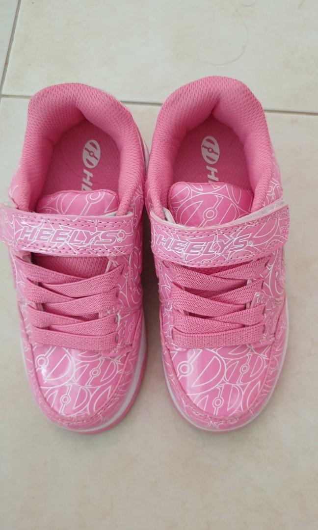 pink heelys size 12