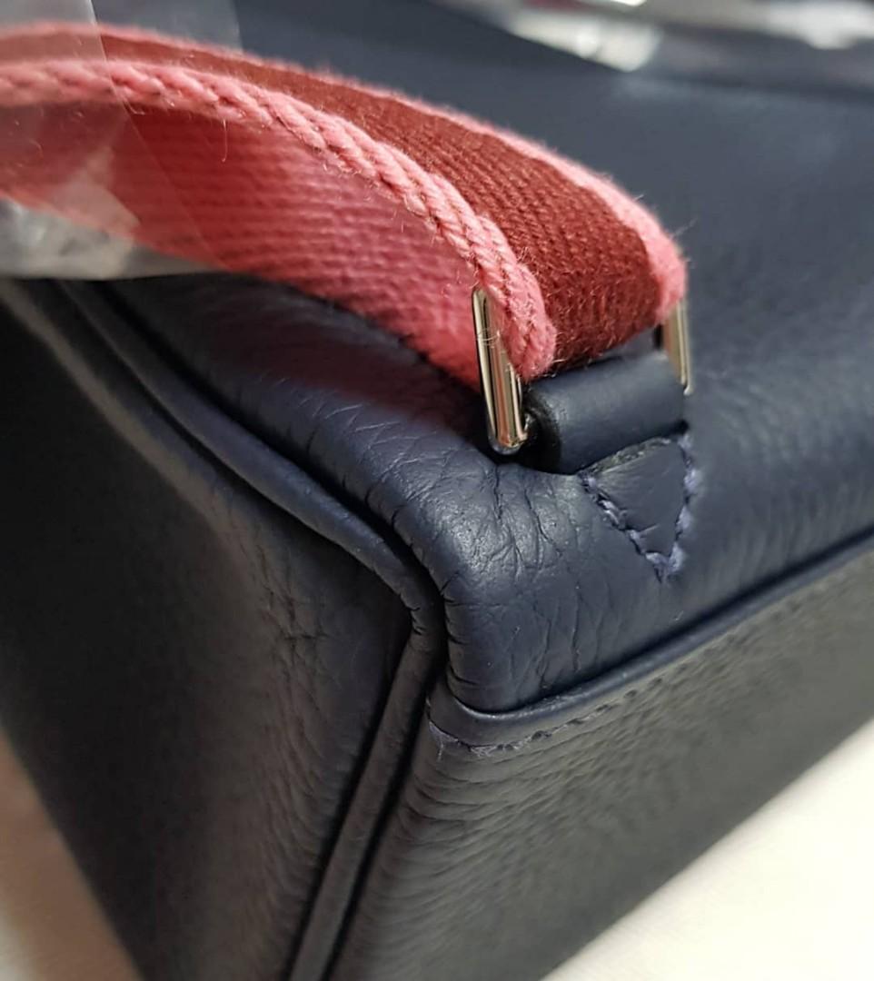 Hermes Kelly Ado - Bleu Nuit, Luxury, Bags & Wallets on Carousell