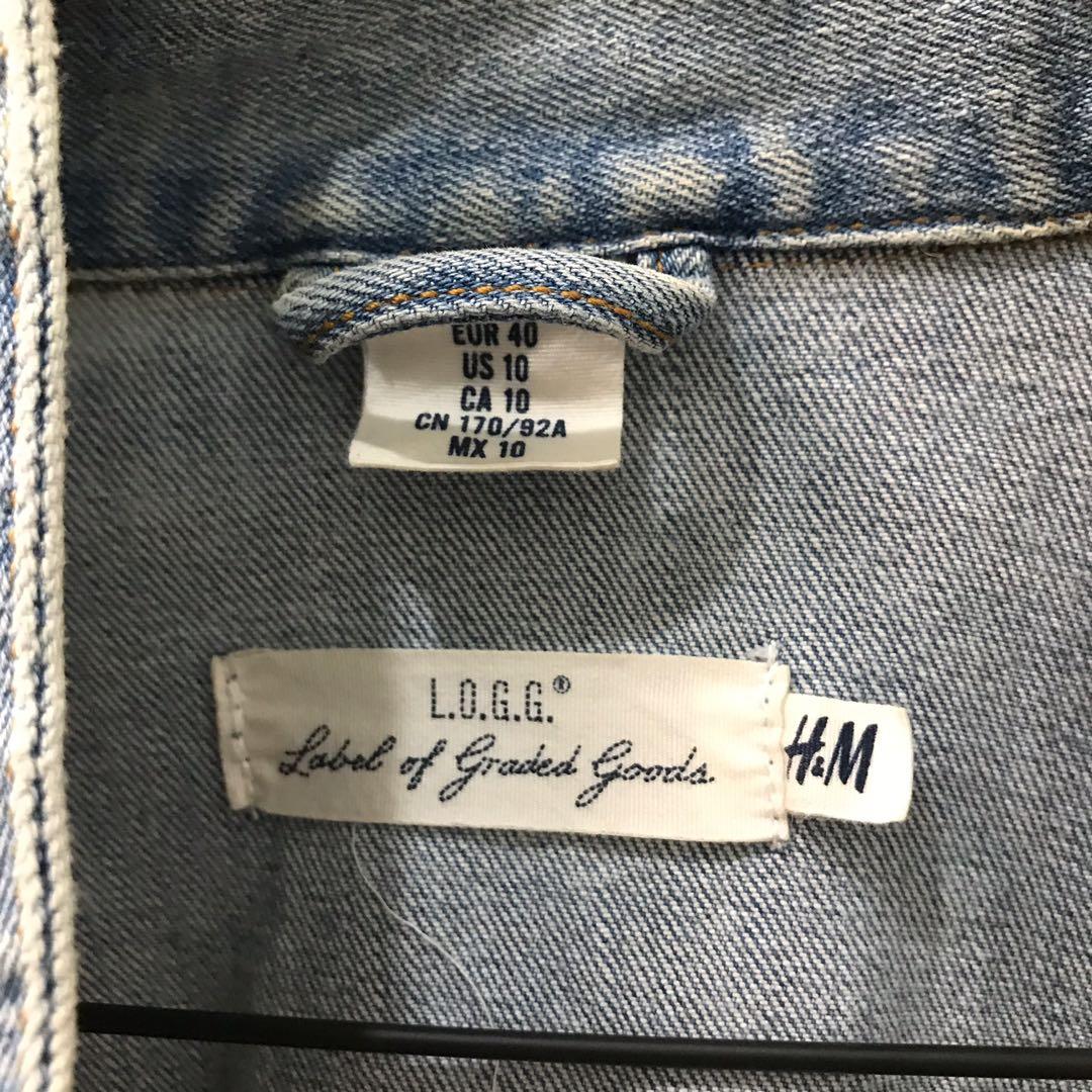 H&m logg denim outlet jacket