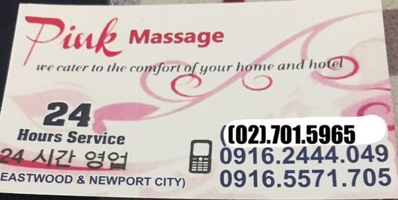 Home Service Massage In Eastwood City Home Services Others On Carousell