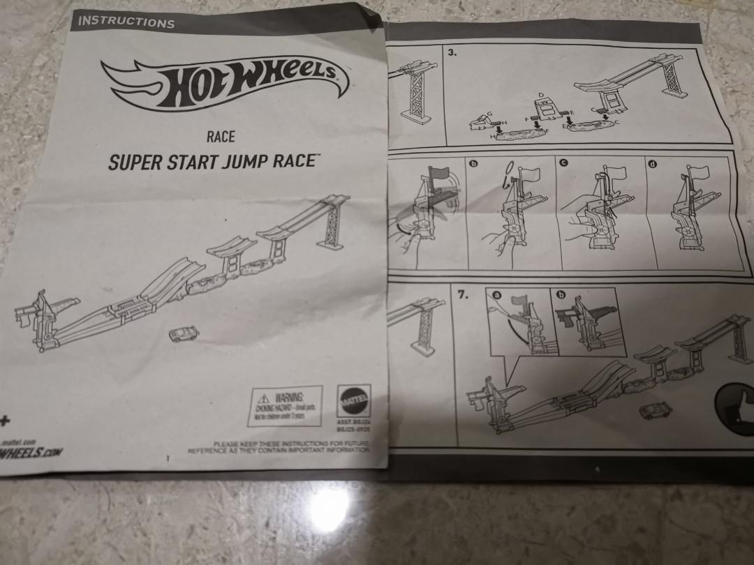 Hot wheels super 2025 start jump race