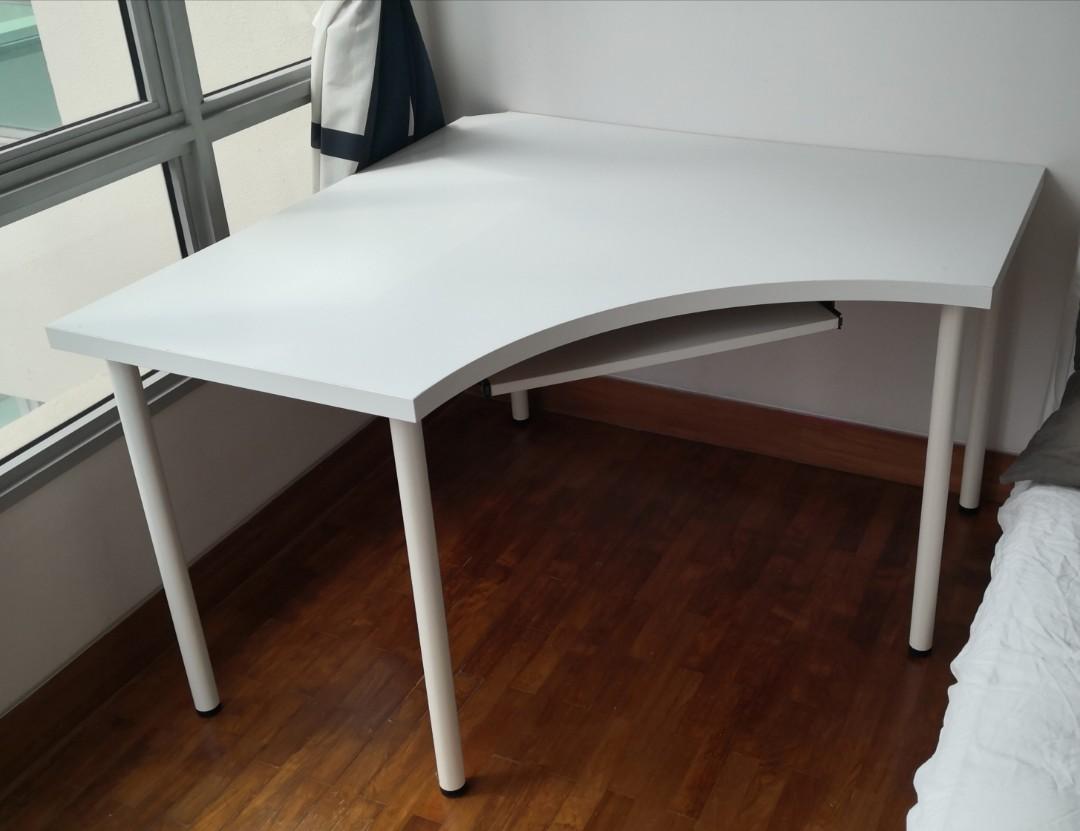 Ikea Linnmon Adils Corner Table Furniture Tables Chairs On Carousell I got these ikea linnmon desks for a workspace refresh. carousell