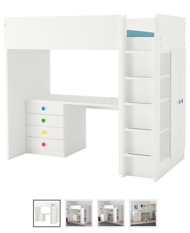 Ikea Stuva Loft Cabin bed, Furniture & Home Living, Furniture, Bed Frames & Mattresses on Carousell