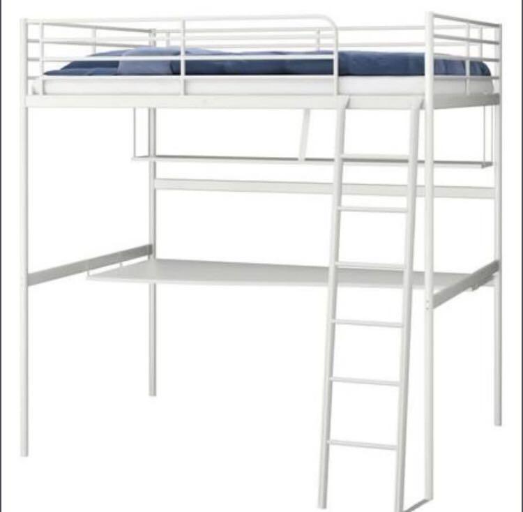 Ikea Tromso Loft Bed Frame 140 X 200 Furniture Beds