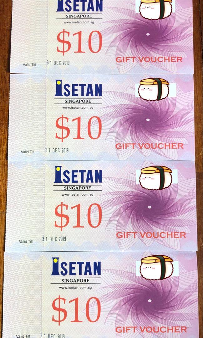Isetan Gift Voucher Entertainment Gift Cards Vouchers On