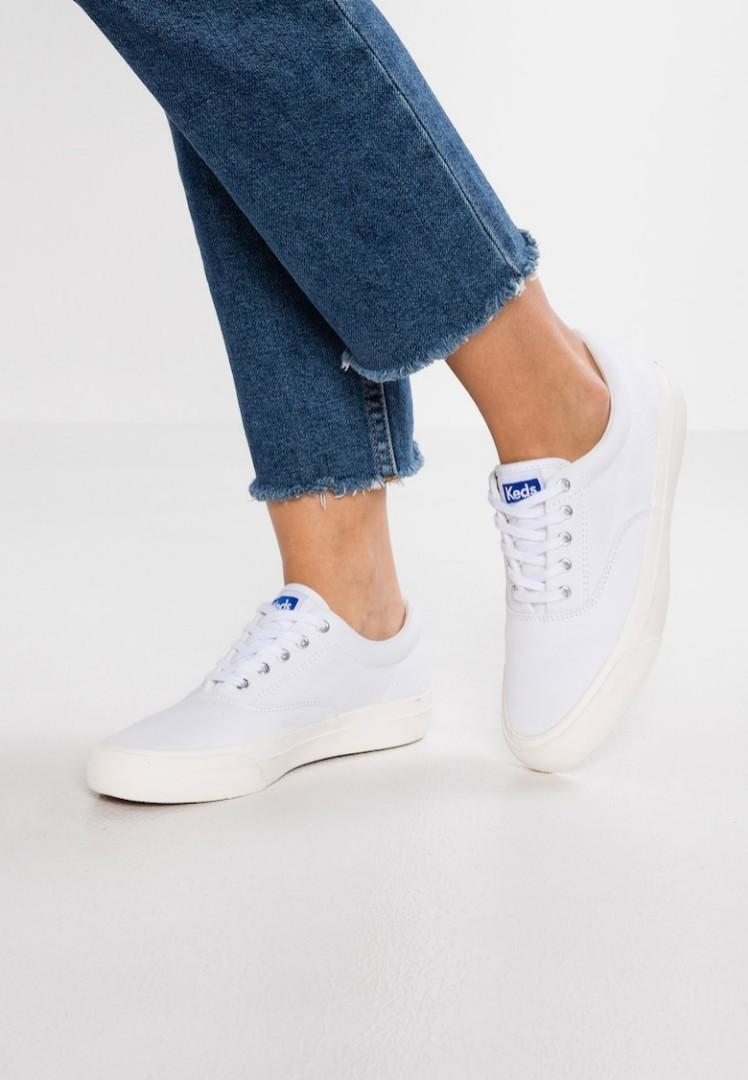 Keds White Anchor Sneakers, Women's 
