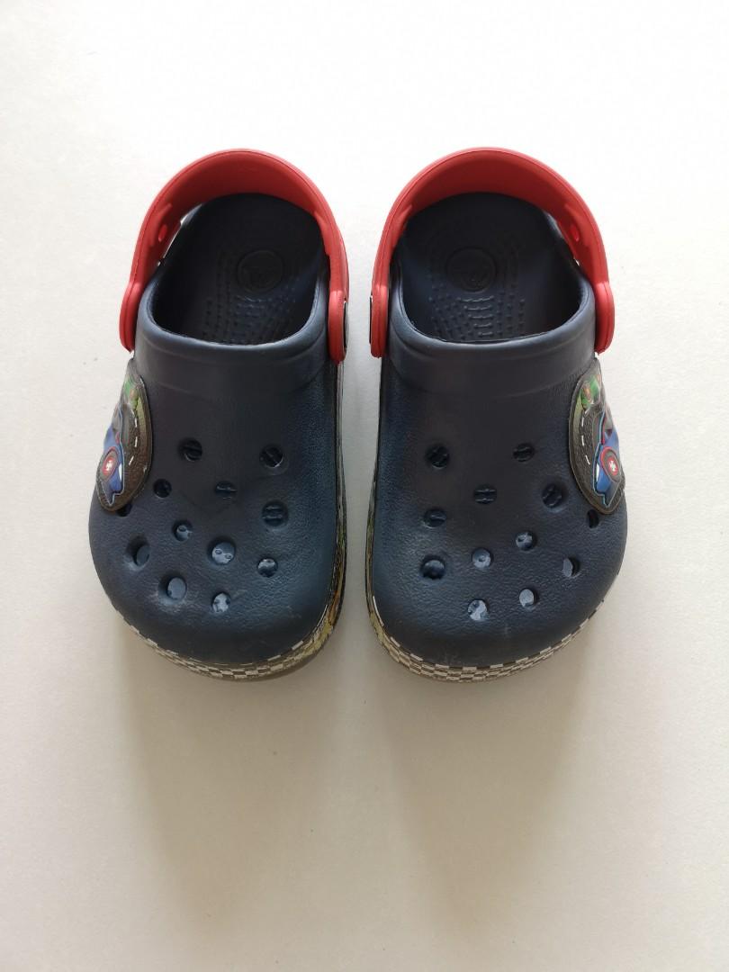 race car crocs