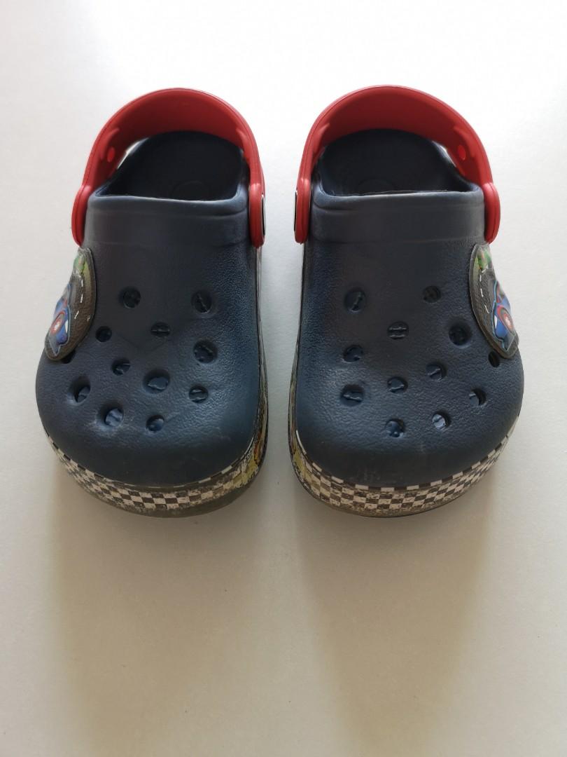 race car crocs