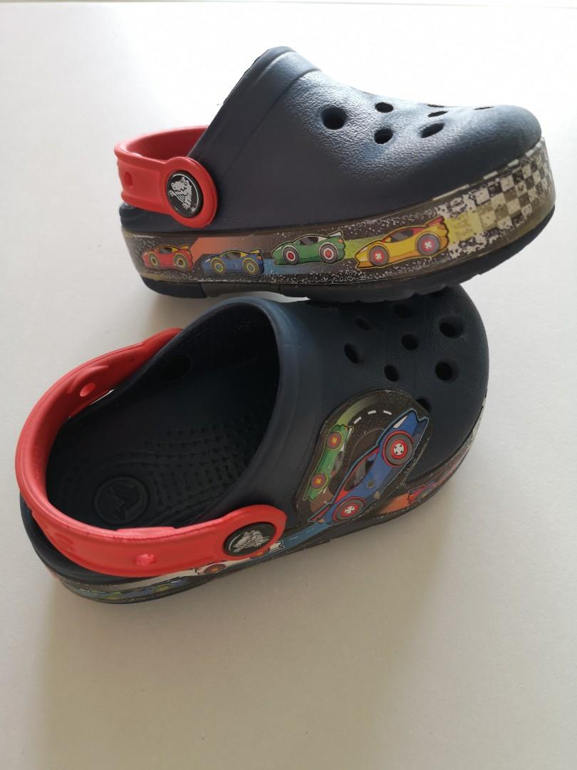 race car crocs