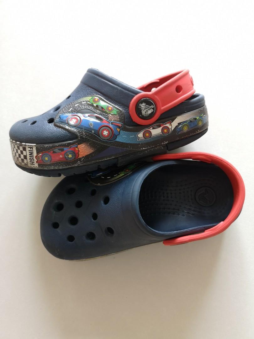 race car crocs