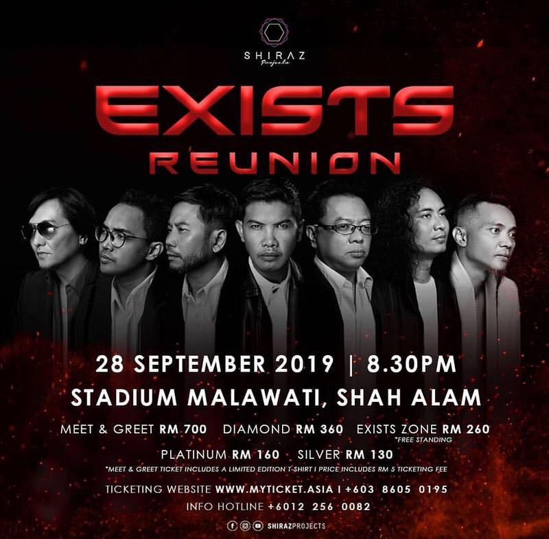 Konsert Reunion Exists Stadium Malawati Shah Alam Tickets Vouchers Local Attractions And Transport On Carousell