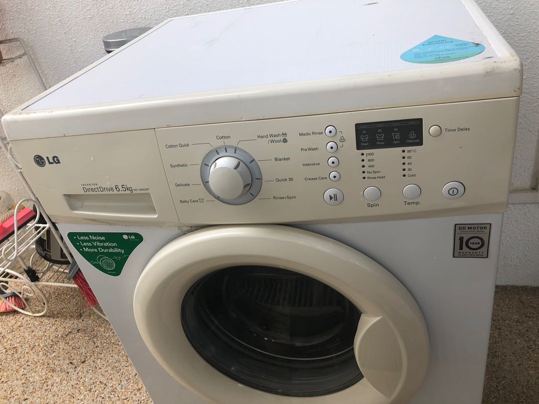 LG Washing Machine (NOT FOR FUSSY), TV & Home Appliances, Washing