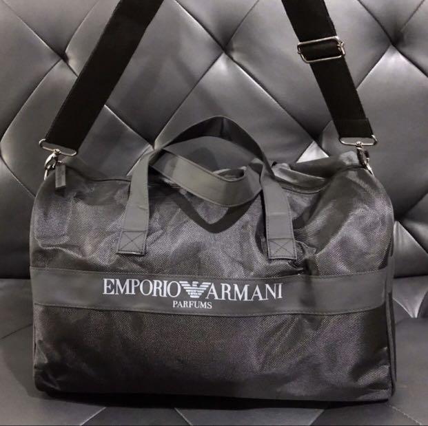 Limited EMPORIO ARMAN Travel Bag Vip Counter Gift Barang Mewah