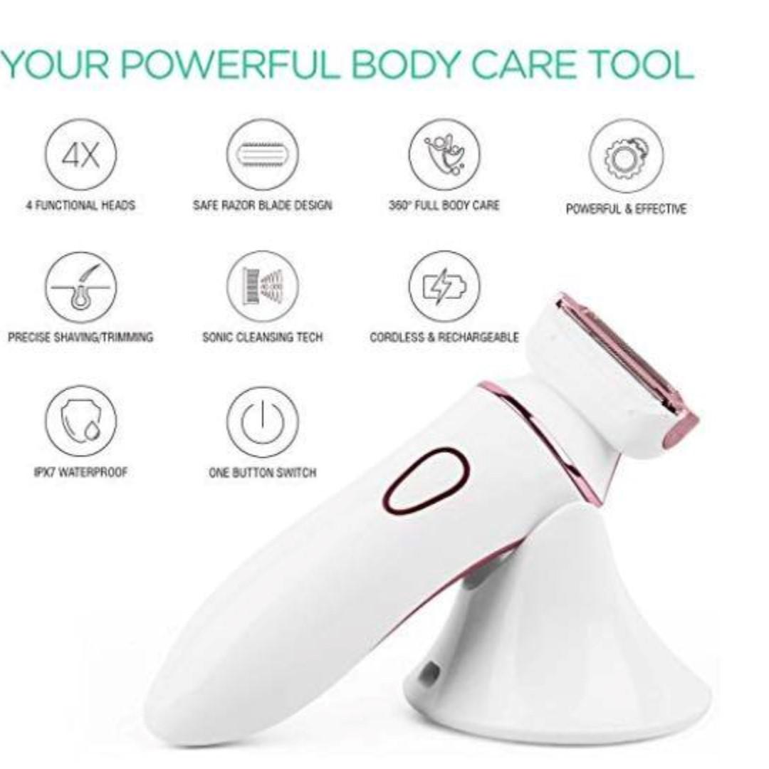 (M146) VOYOR Electric Shaver for Women Lady Shaver Bikini Trimmer and