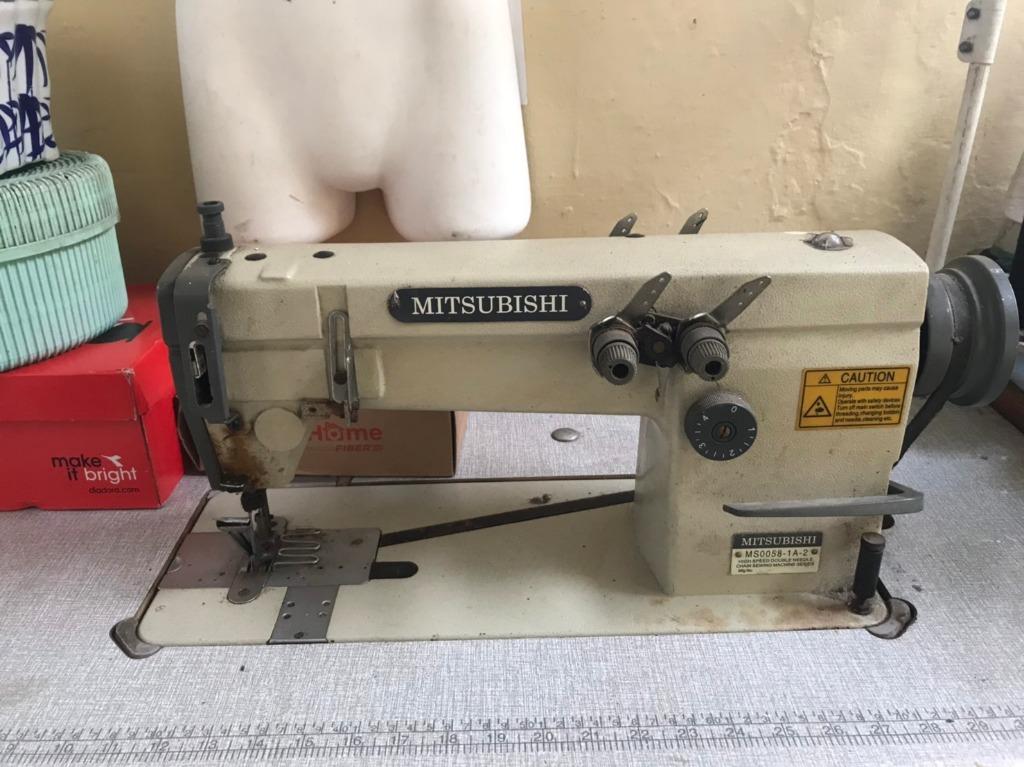 Mitsubishi Ms 0058 1a 2 Mesin Jahit Jarum 2 Rantai Second Elektronik Lainnya Di Carousell