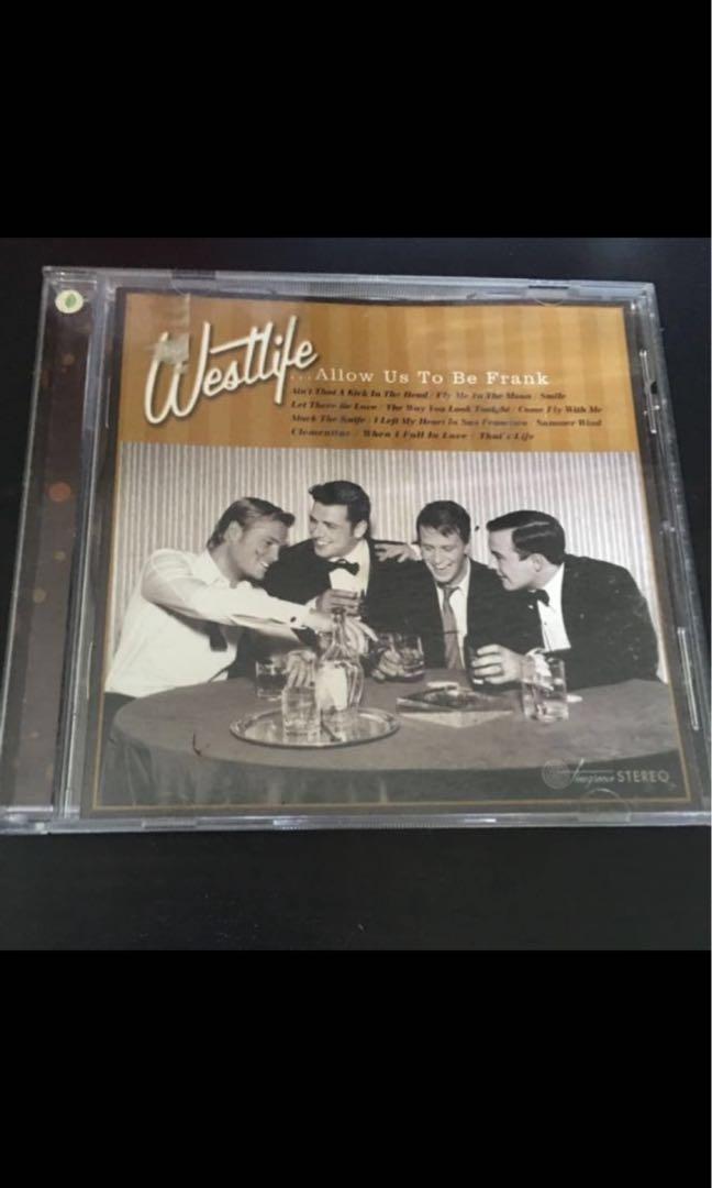 Music Cd Westlife Allow Us To Be Frank Hobbies Toys Music Media Cds Dvds On Carousell
