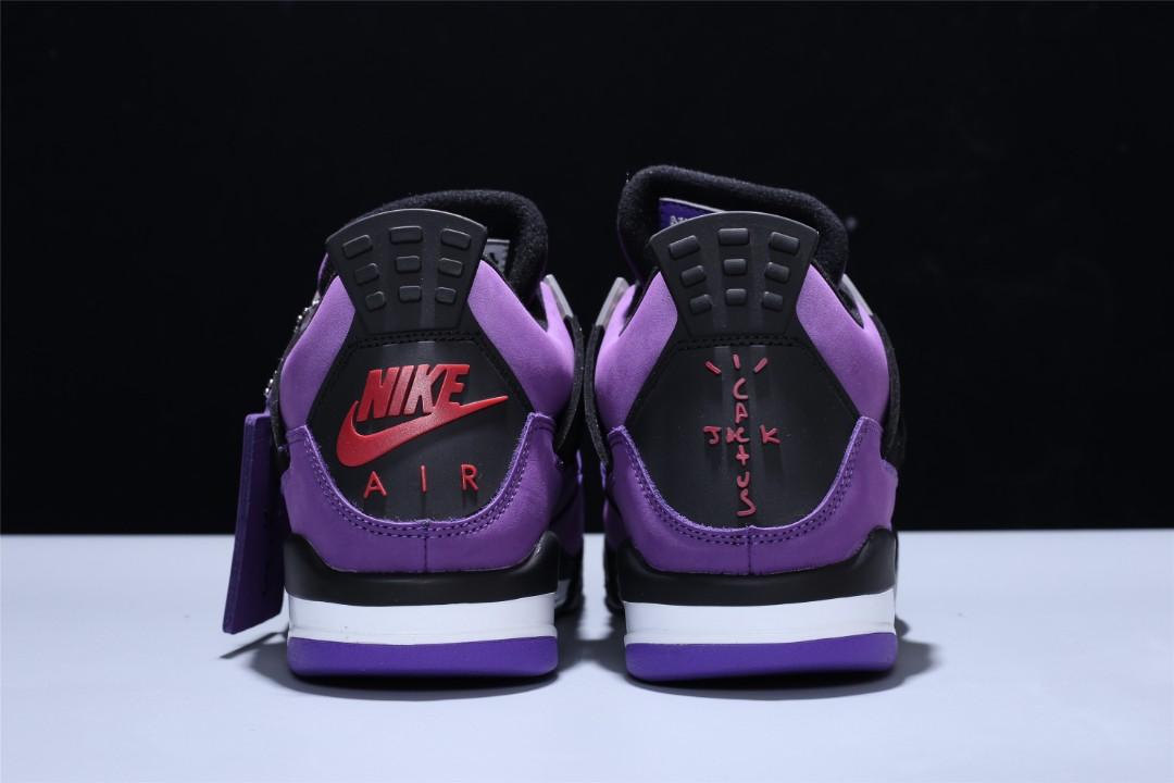 jordan 4 cactus jack purple