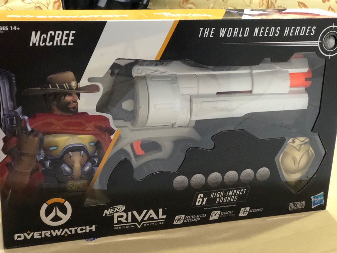 nerf overwatch mccree rival blaster