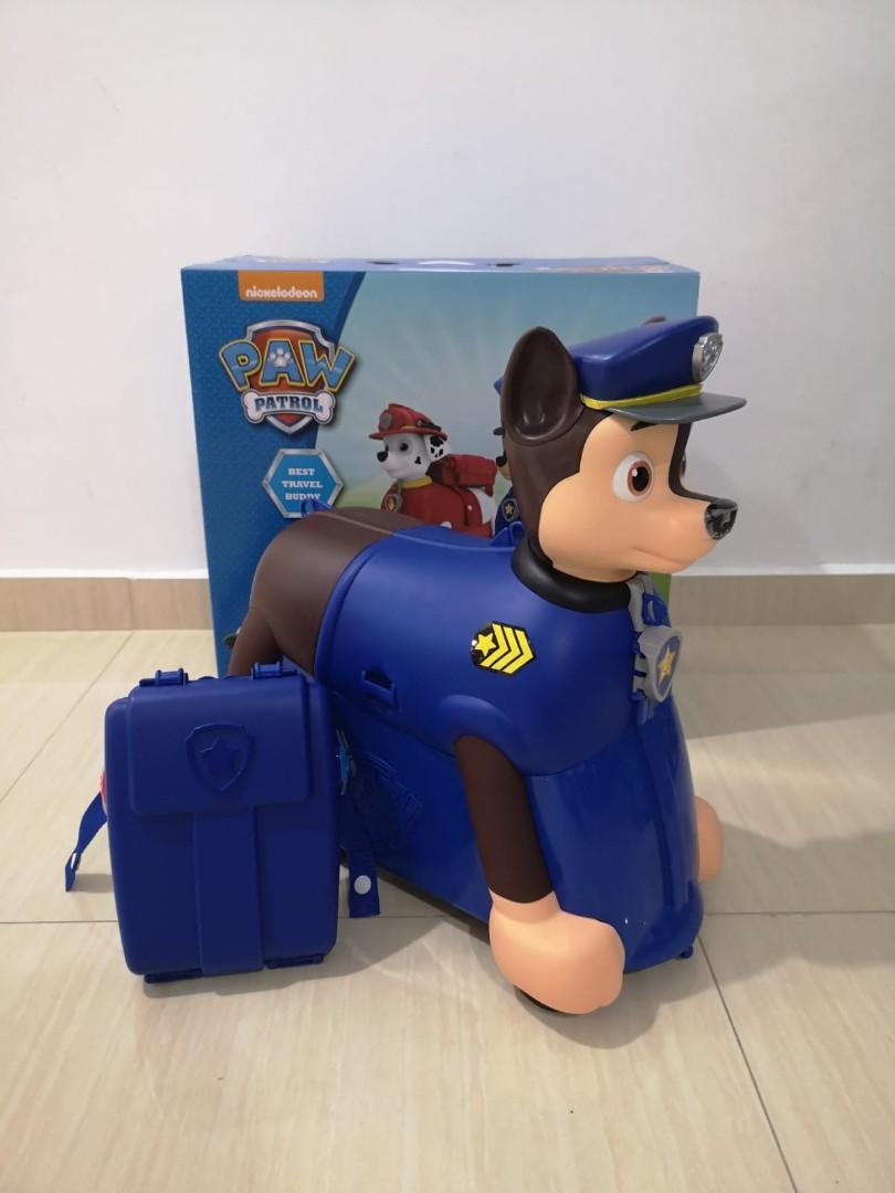 overholdelse Dem cowboy Chase Paw Patrol Ride-on Suitcase Luggage, Babies & Kids, Infant Playtime  on Carousell