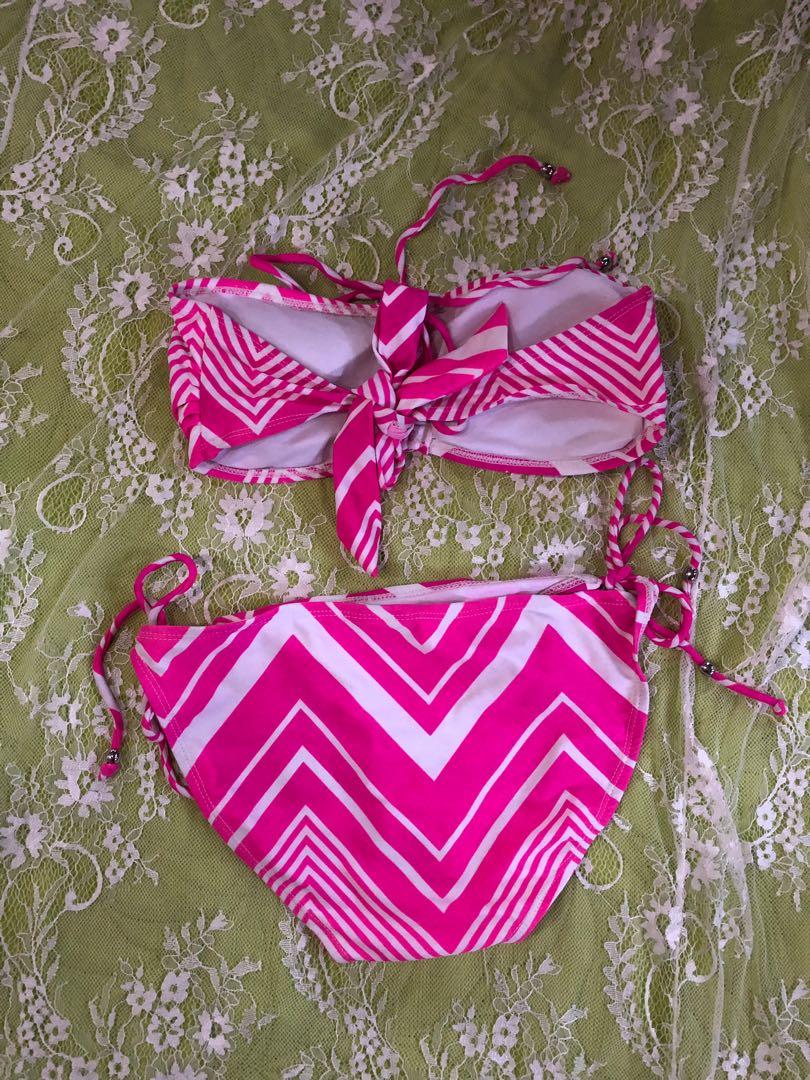 Pink Two Piece Swimsuit, Women's Fashion, Swimwear, Bikinis & Swimsuits