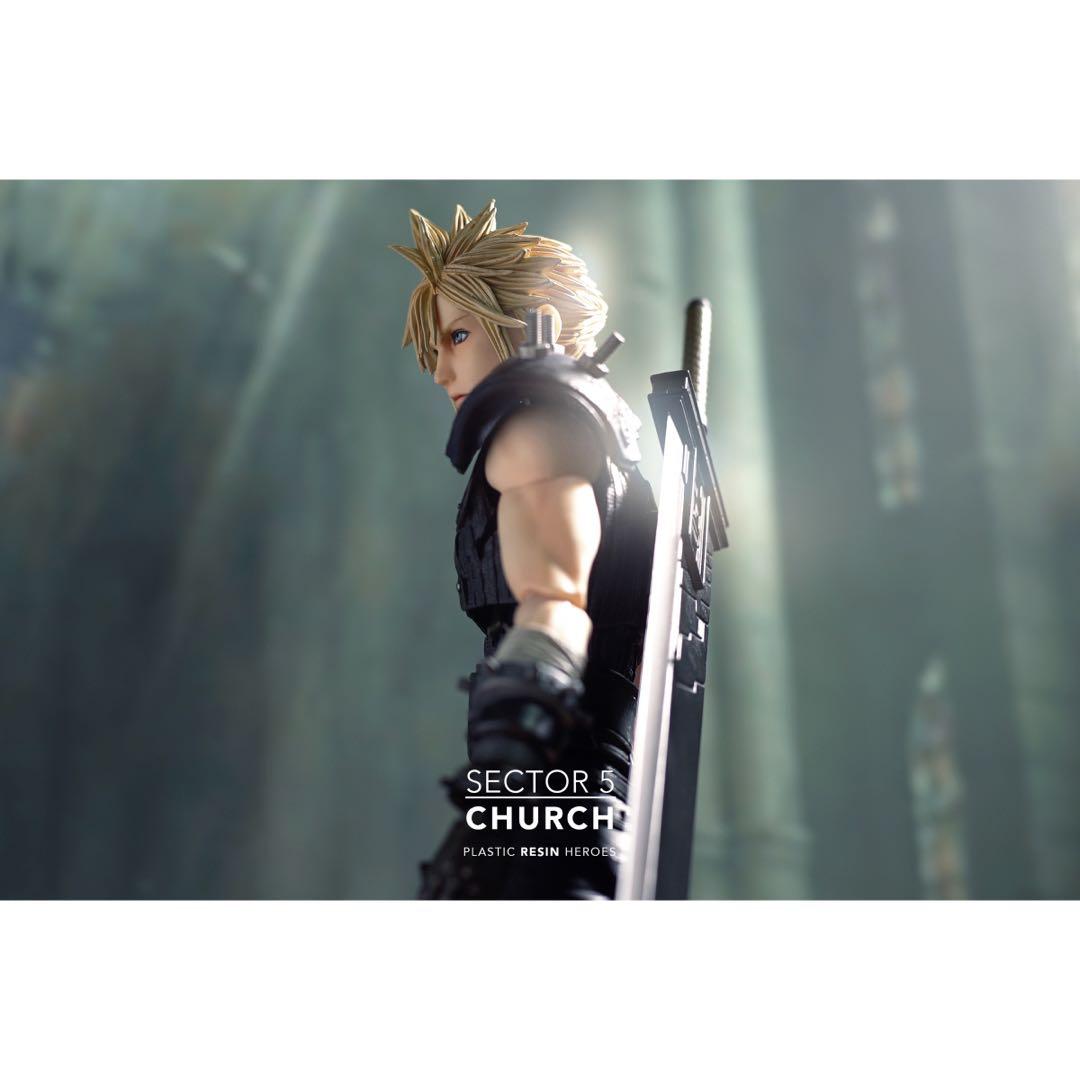 Play Arts Kai Final Fantasy Vii Ff7 Remake Cloud Or Barret