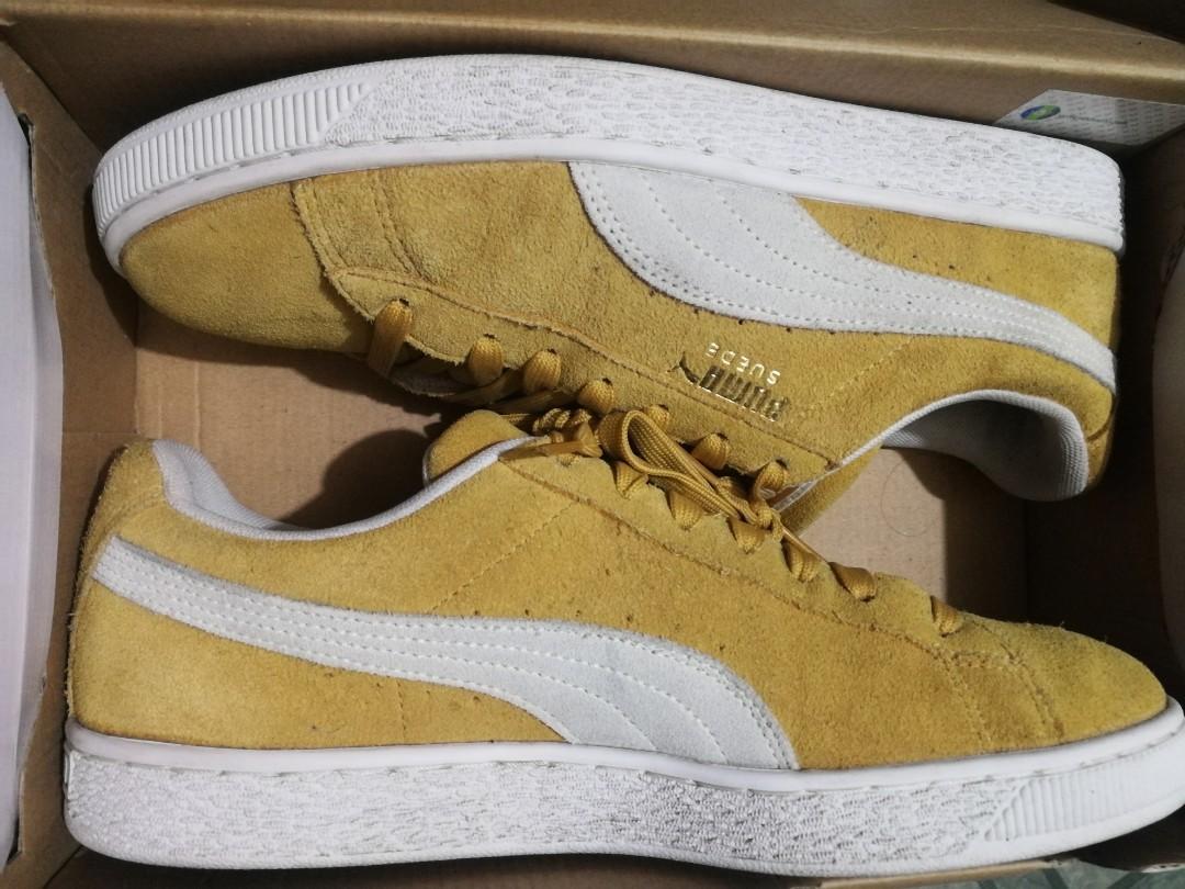 puma suede honey mustard