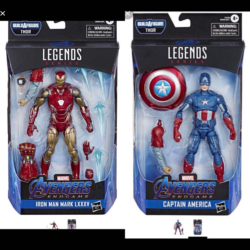 Set Marvel Legends Iron Man Mark Lxxxv And Captain America