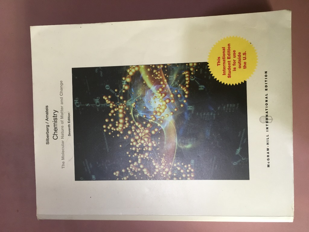 Silberberg Chemistry The Molecular Nature Of Matter And Change 7th Edition Textbooks On Carousell