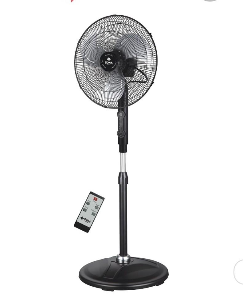 FREE DELIVERY! Sona SSOR 6075 20" Remote Power Stand Fan ...
