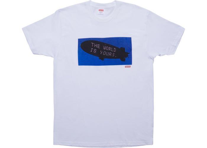 supreme the world is yours tee