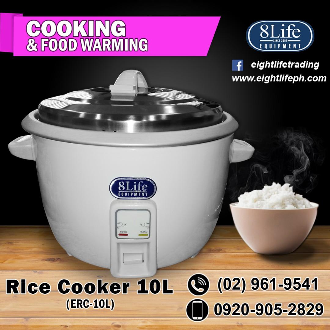 Rice Cooker Electric 10 liters (Category: Cookers) located in Valenzuela. Submitted by eightlife_equipment (Listing ID 249349355, Image 1). Description: OTHER AVAILABLE PRODUCTS: • BBQ Gas Grill Gas /Electric / Smokeless • Deep Fryer Gas / Electric • Hamburger Griddle • Heavy Duty Burner 3 rings • Pressure Cookers • Noodle Cooker • Hotdog Roller • Popcorn Machine • Rotisseries Gas / Electric • Salamander • Egg Sausage Machine Gas / Electric • Inf