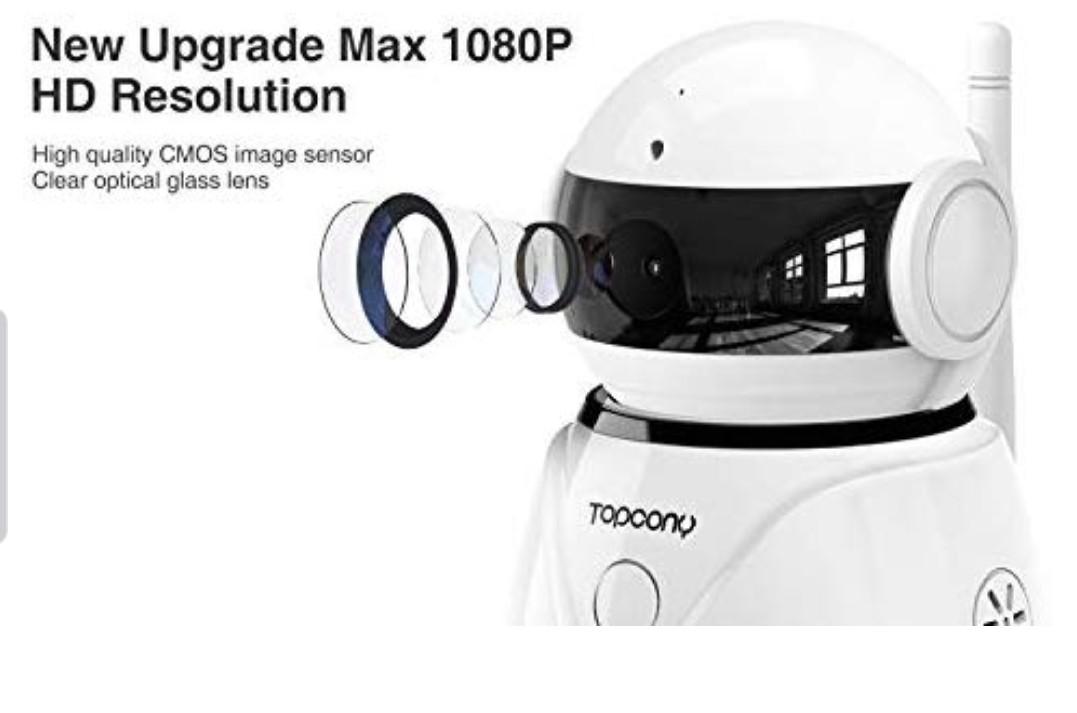 Topcon Signal Camera Topcony WiFi IP Camera 1080P Wireless Home Security Surveillance Indoor ...