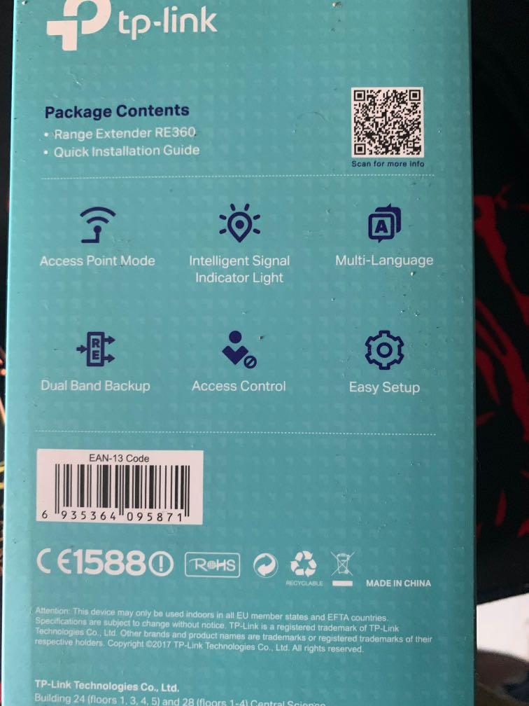 Tp 1200 Router Repeater TP link AC1200 Wifi Repeater, Computers & Tech, Parts & Accessories ...