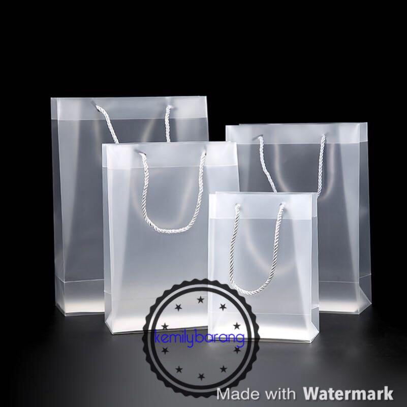 translucent plastic bag
