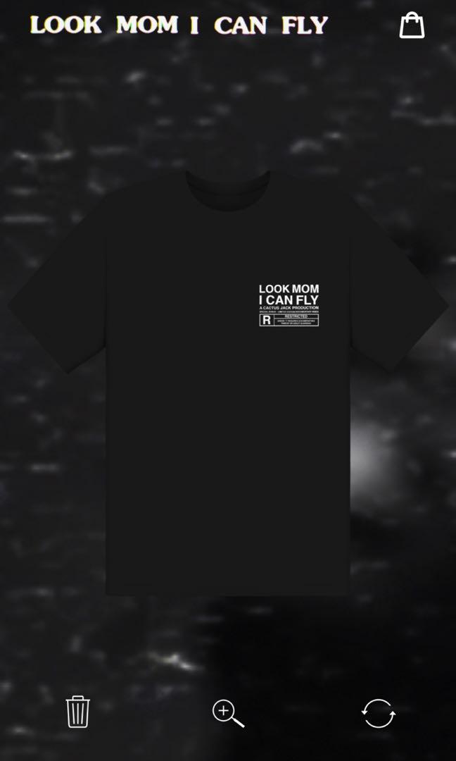 Travis Scott Look Mom I Can Fly Tee Men S Fashion Clothes Tops On Carousell