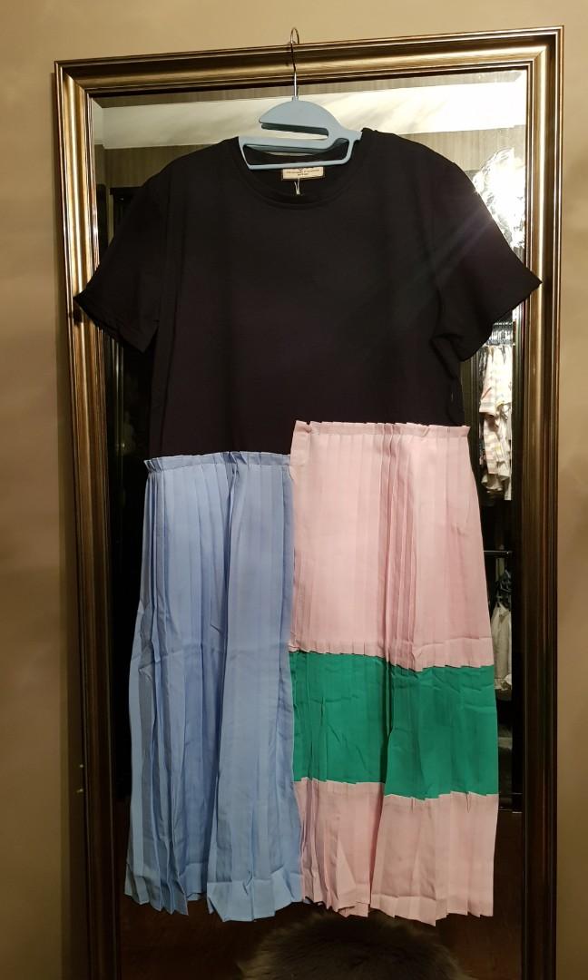 colourful t shirt dress